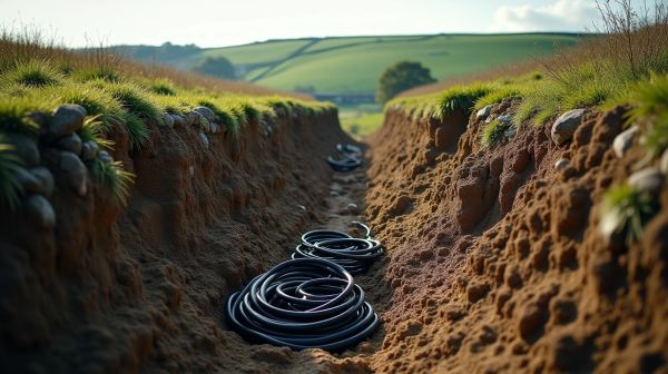 Optimiser l'enfouissement de câbles en tranchée en Bretagne